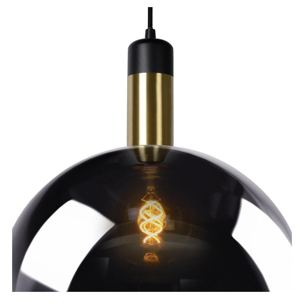 Pendellampe Julius Ø 20cm Rauchglas Lucide 5411212343321