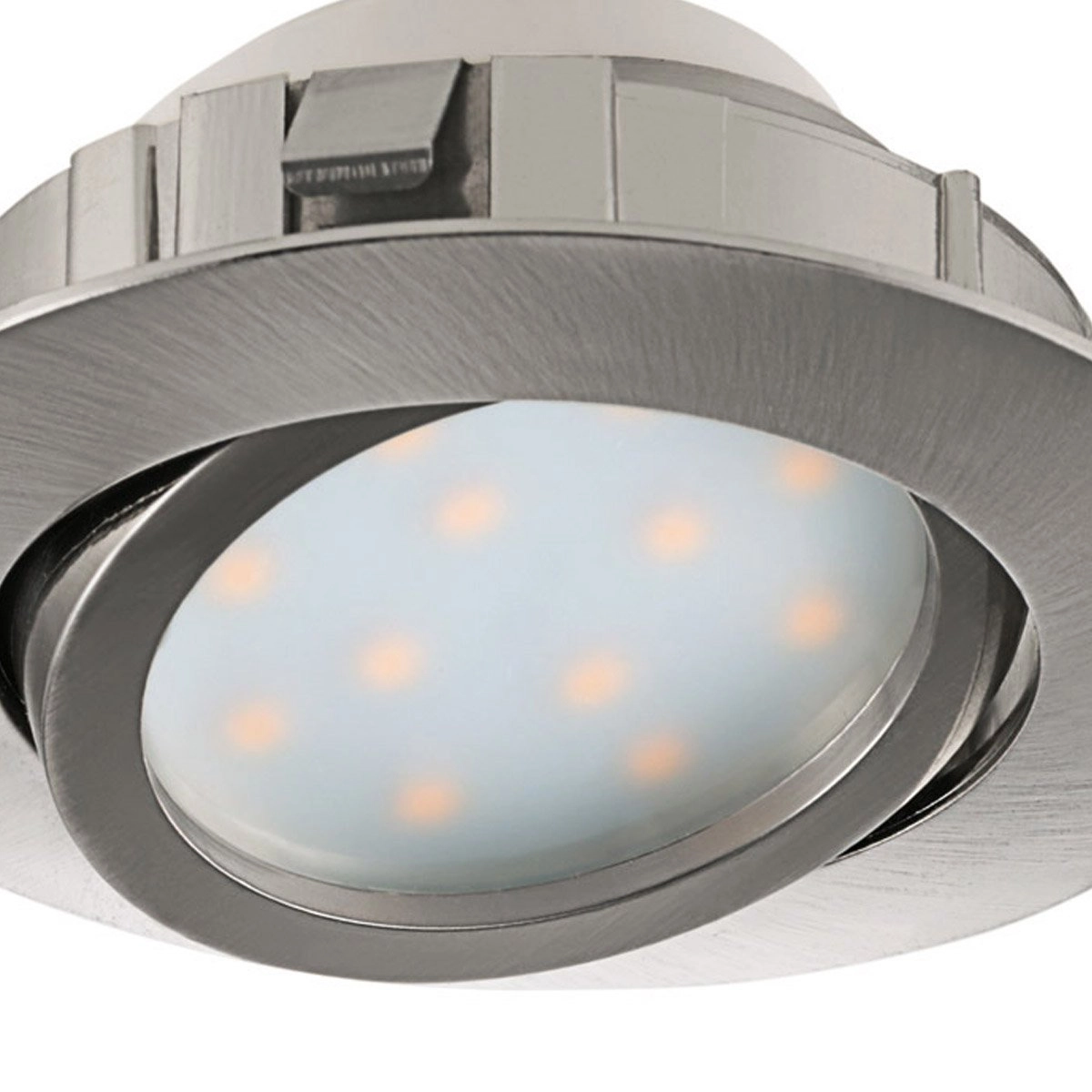 LED-Deckenspot Pineda Round 6W - 3000k - 8,4 cm Nickel Eglo 9002759958565