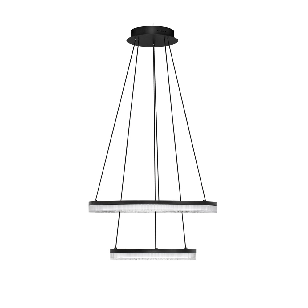 Schwarze Pendelleuchte Lonela doppelt Lyora 5212017467065