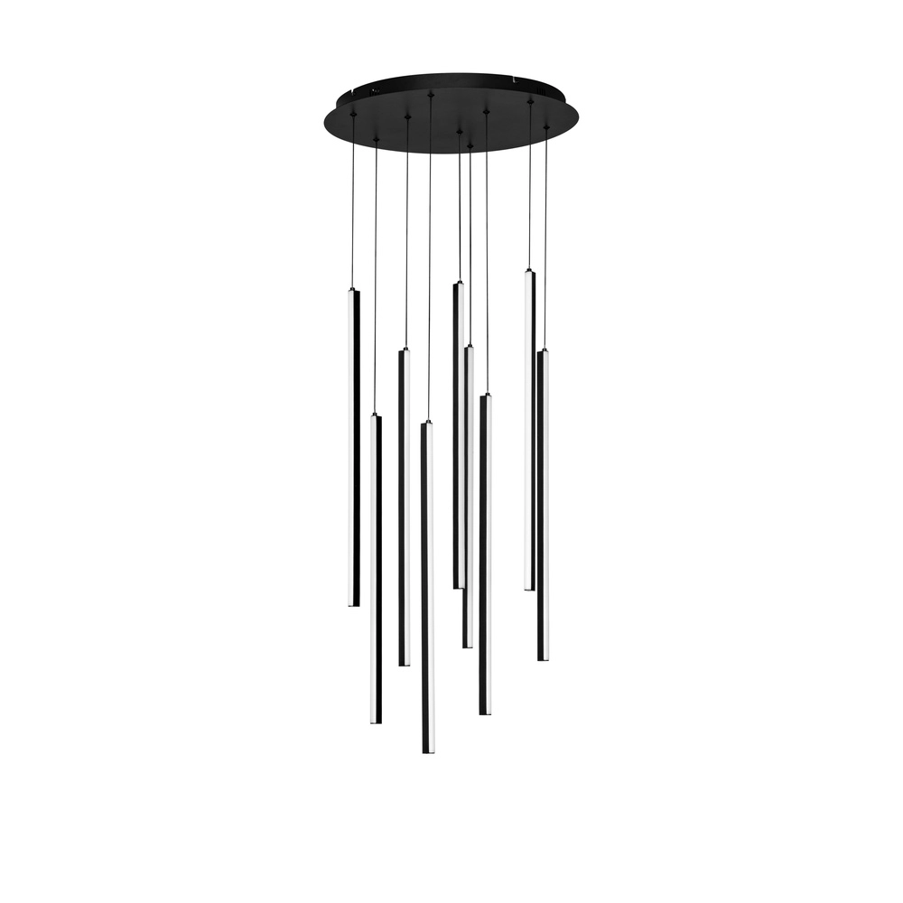 Design-Pendelleuchte Gratta schwarz Ø 50cm Lyora 5212017468536