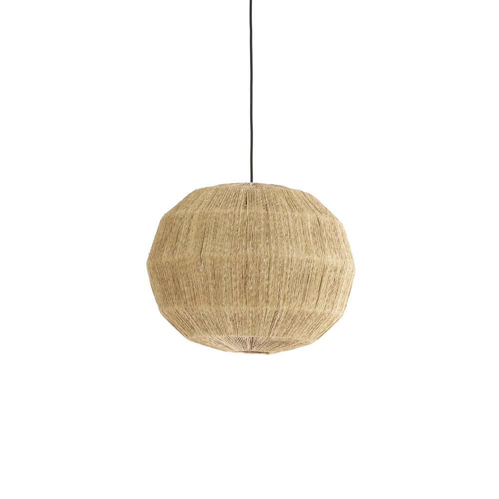 Jute-Pendellampe Junna Ø 50cm - 1x E27