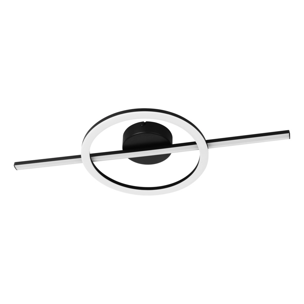 Design-Deckenleuchte Agostino schwarz rund