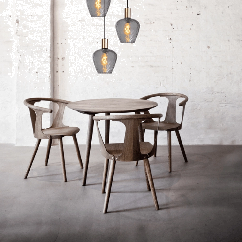 3-flammige Loft-Hängelampe - Gold - Porto mit Diamond-Rauchgläsern Masterlight 8718121270760