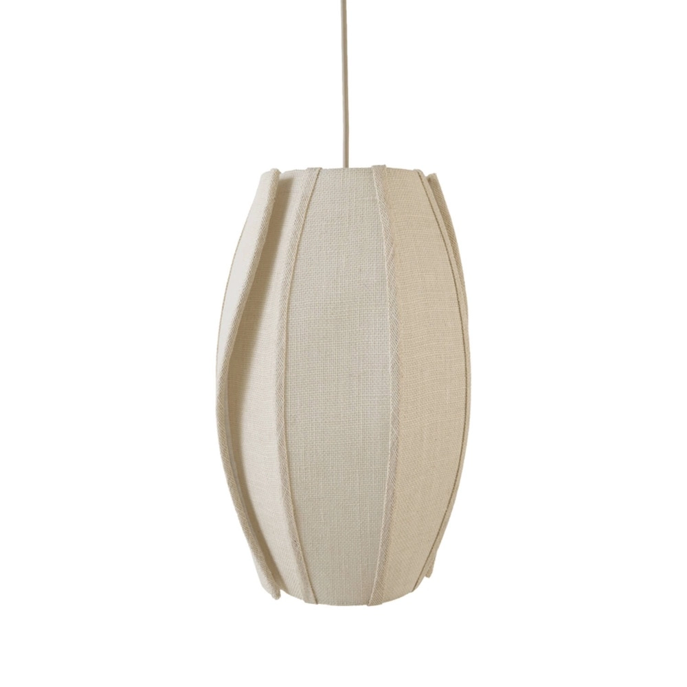 Pendellampe Melamba sandbraun Ø 31 cm