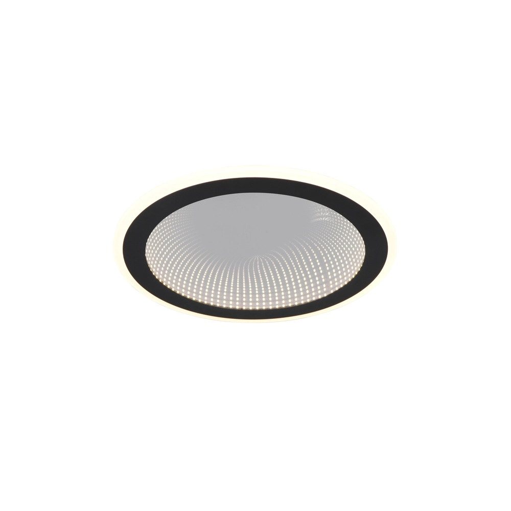 Design-Deckenleuchte Glace schwarz Trio 4017807645705