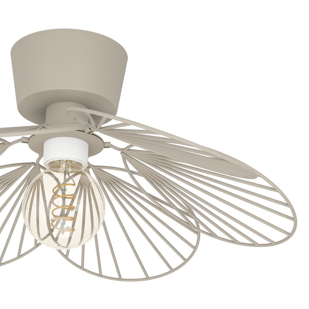 Deckenlampe Binacua sandbraun Ø 45 cm