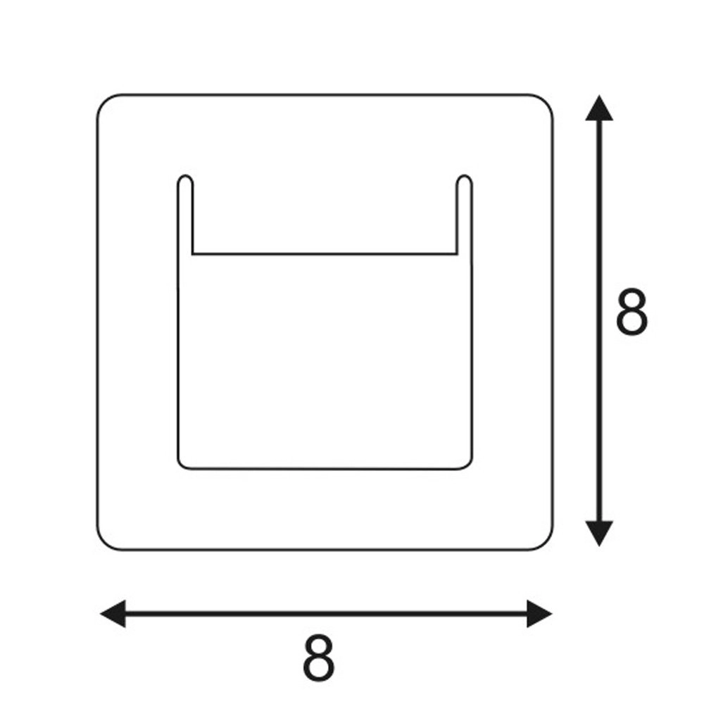 LED-Einbauleuchte Downunder Pur 8cm weiß SLV 4024163134804