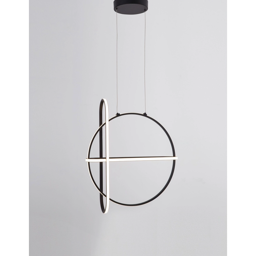 Design-Pendelleuchte Arte schwarz rund Lyora 5212017426048