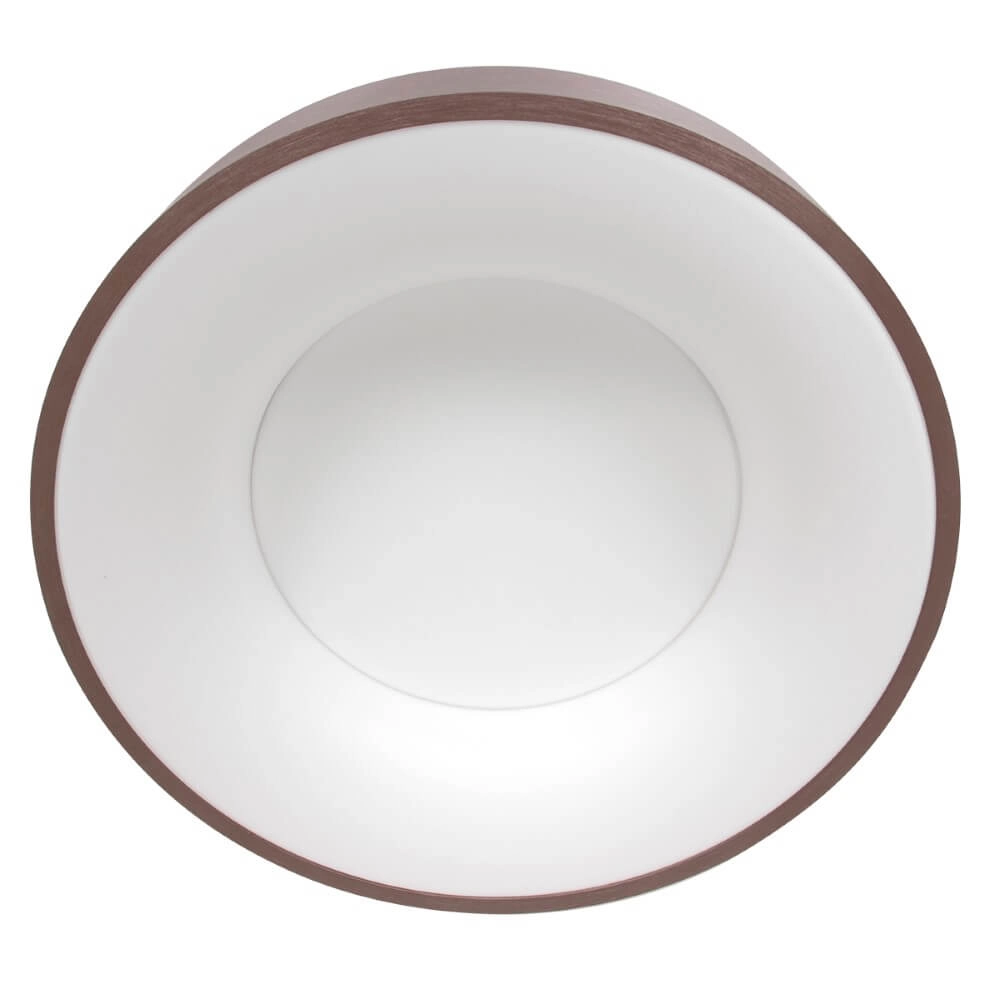 Bronzefarbene LED-Deckenleuchte Ringlede Ø 48cm Steinhauer 8712746167412