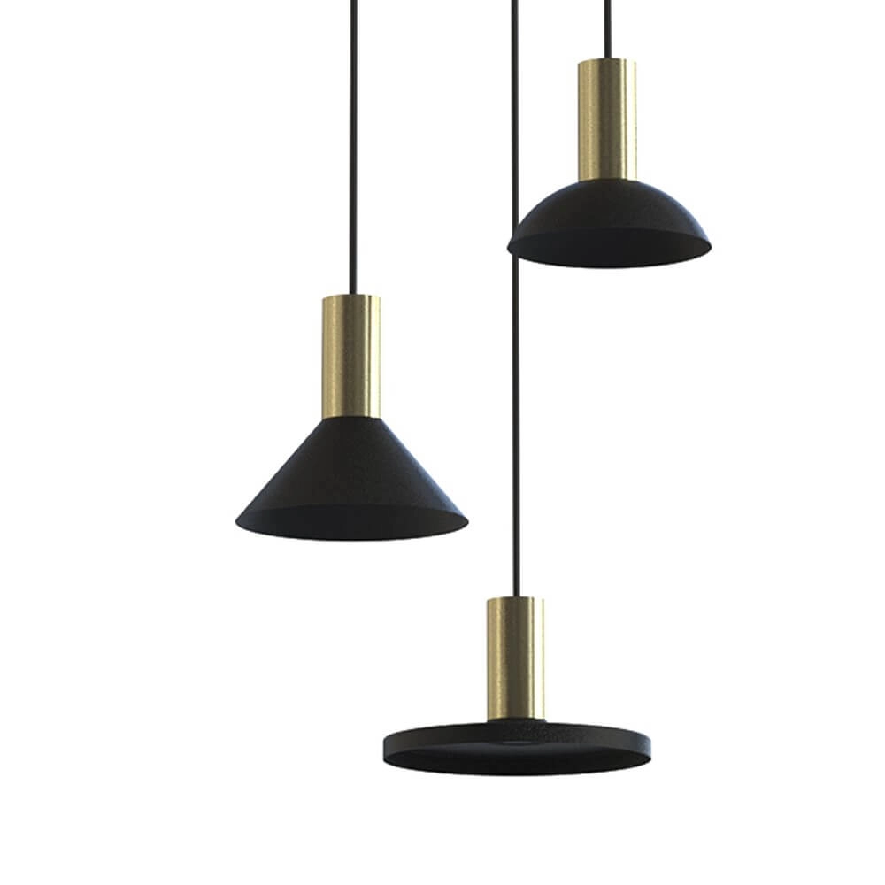 Schwarze Loft-Hängelampe Hermanos Lyora 5903139803090