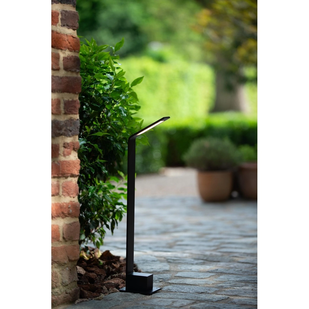 Design-Gartenlampe Lawford 60 cm schwarz Lucide 5411212290496