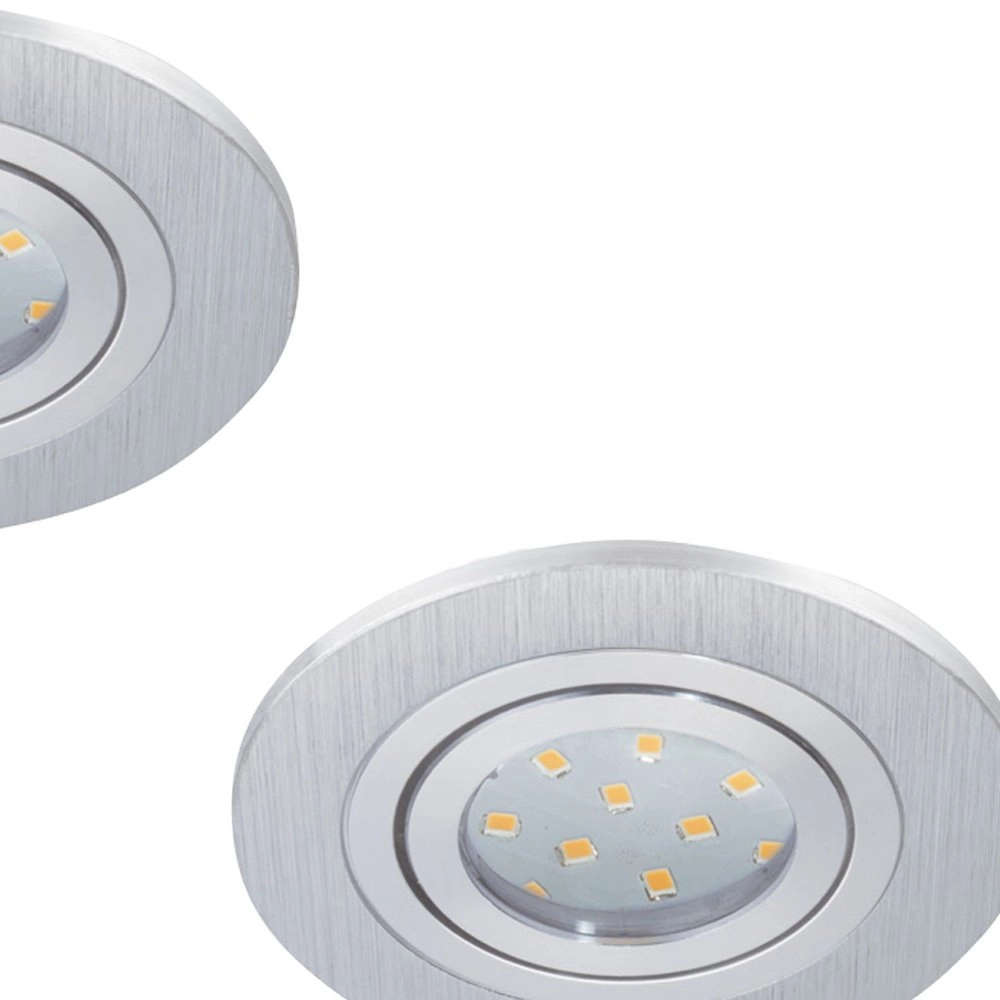 Scheinwerfer Areitio Round Set von 3 Metallgrau Eglo 9002759986391