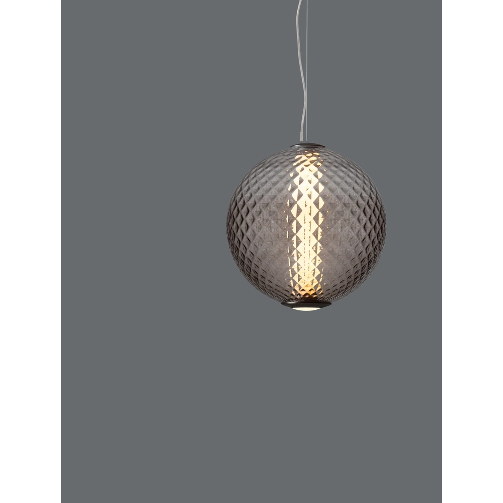 Pendelleuchte Aora Konvexes Braunglas Lyora 5212017483812