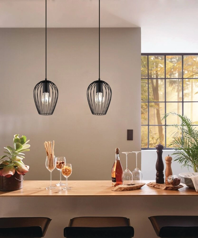 Pendelleuchte Newtown 16 cm schwarz Eglo 9002759494773