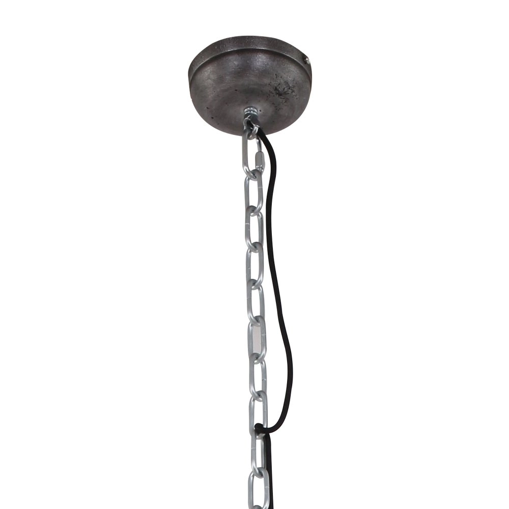 Pendelleuchte Bikkel XXL Industrielles schwarz mit Nickel Steinhauer 8712746106732