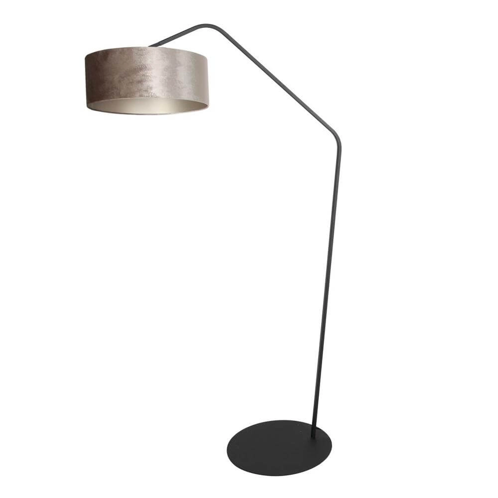Stehlampe Zig-Zag schwarz mit Grauton Ø 40cm Steinhauer 8712746179217