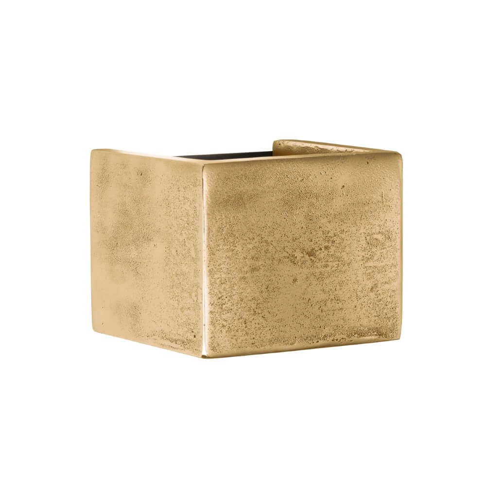 Goldene Wandlampe Cog 12cm x 10cm Fischer & Honsel 4003694305822