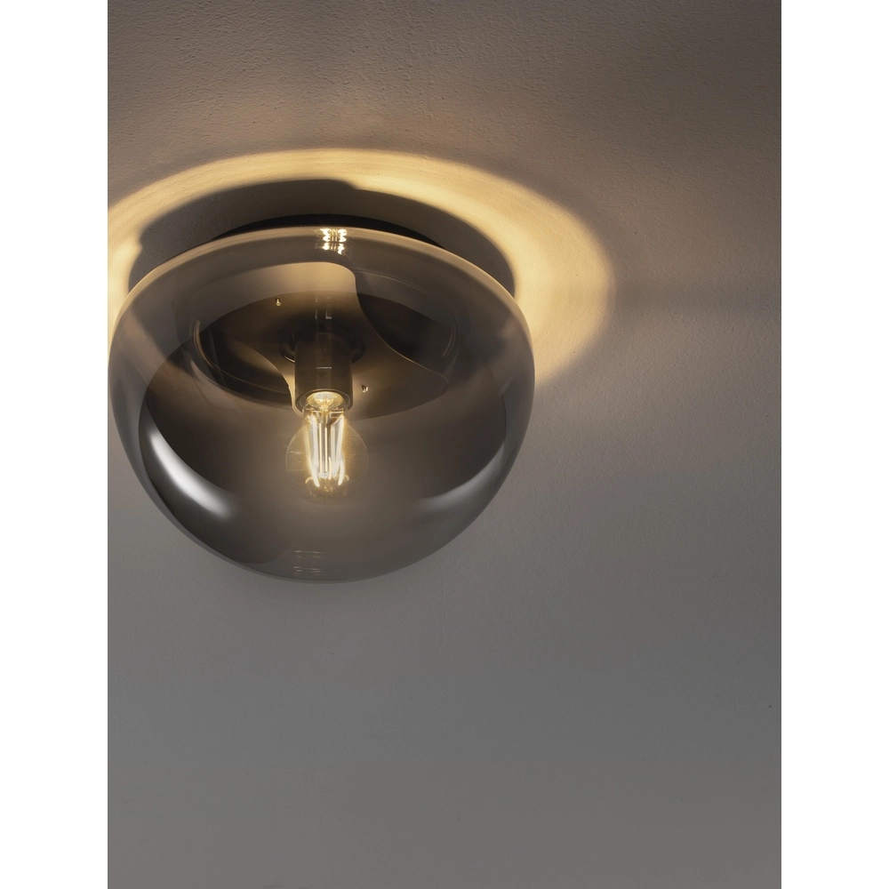 Deckenlampe Ebony Rauchglas Ø 31,5cm Lyora 5212017483546