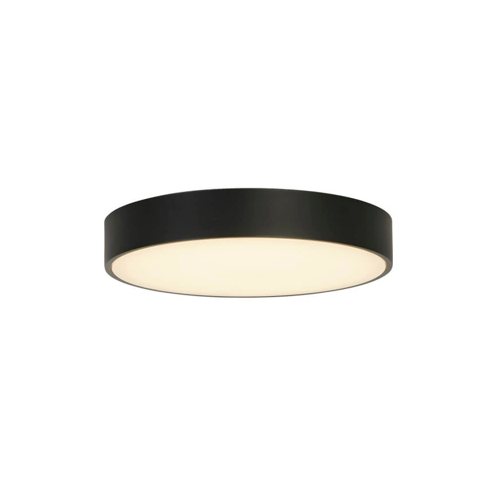 Deckenlampe Palma Schwarz mit weißem Fenster