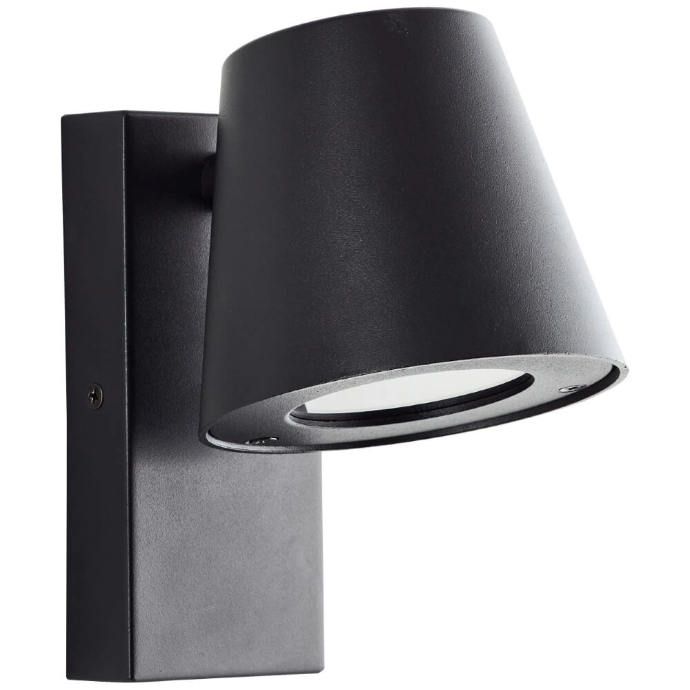 Schwarze Wandlampe Bari Brilliant 4004353435775