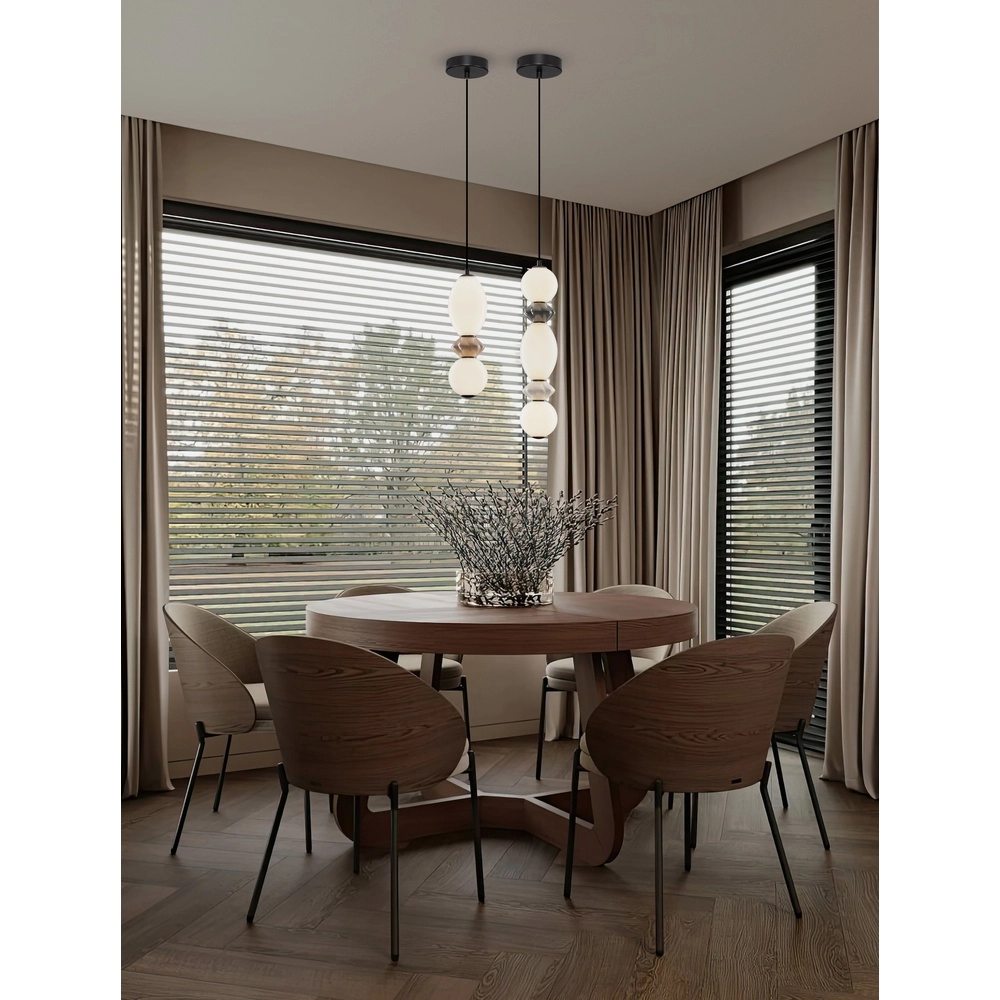 Pendelleuchte Pallina grau - weiß Lyora 5212017484000