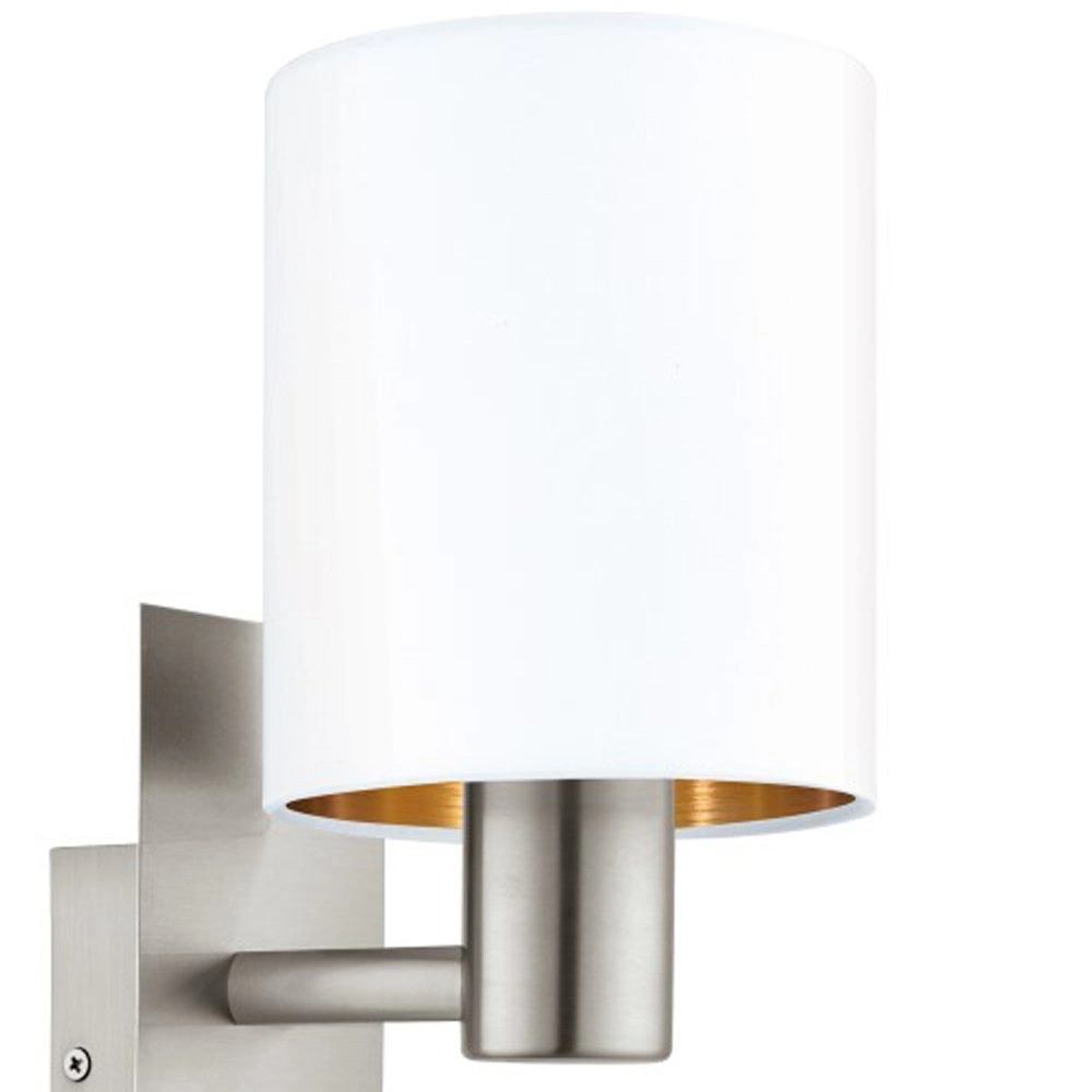 Wandlampe Pasteri weißes Dach mit Lesenlicht Eglo 9002759964849