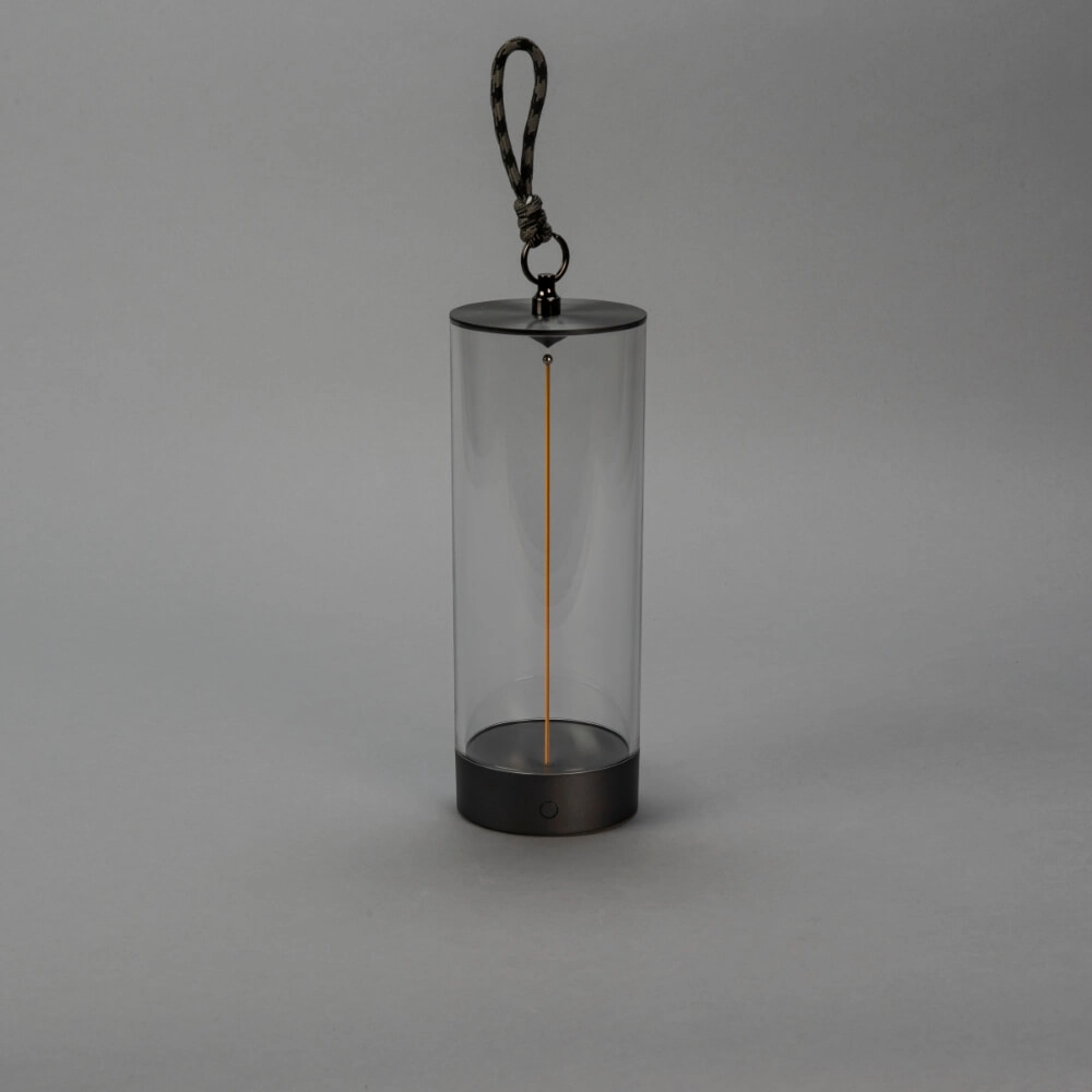 Wiederaufladbare Lampe Edison S anthrazit KonstSmide 7318307846379