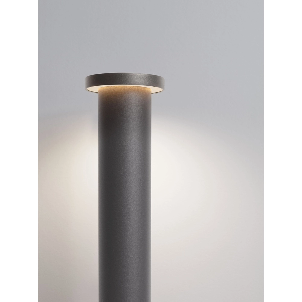 Moderne Wegbeleuchtung Bast dunkelgrau 45cm - 3000K Lyora 5212017497628