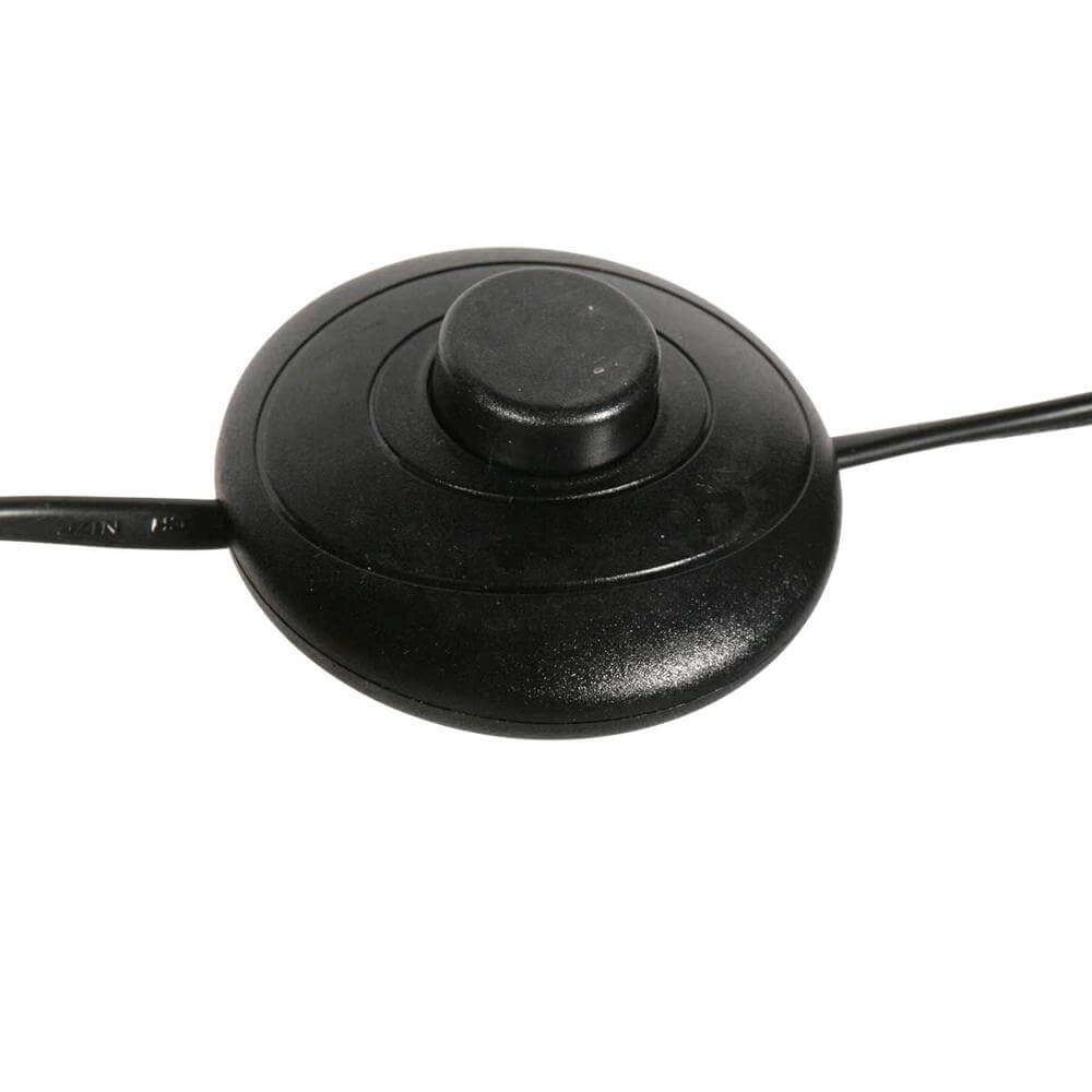 Moderne Stehleuchte Mykty schwarz Ø 40cm Steinhauer 8712746178173