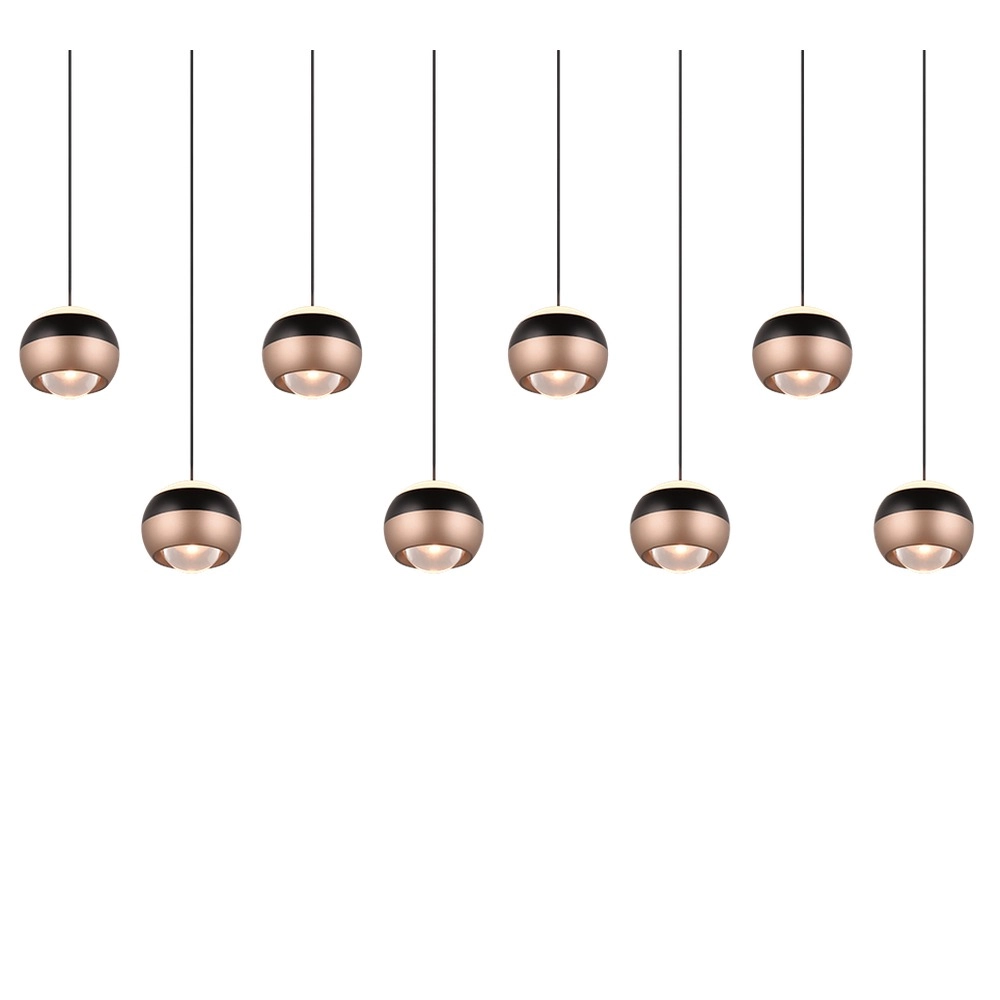 Design-Pendellampe Orbit 8-Licht-Gerade Trio 4017807578850