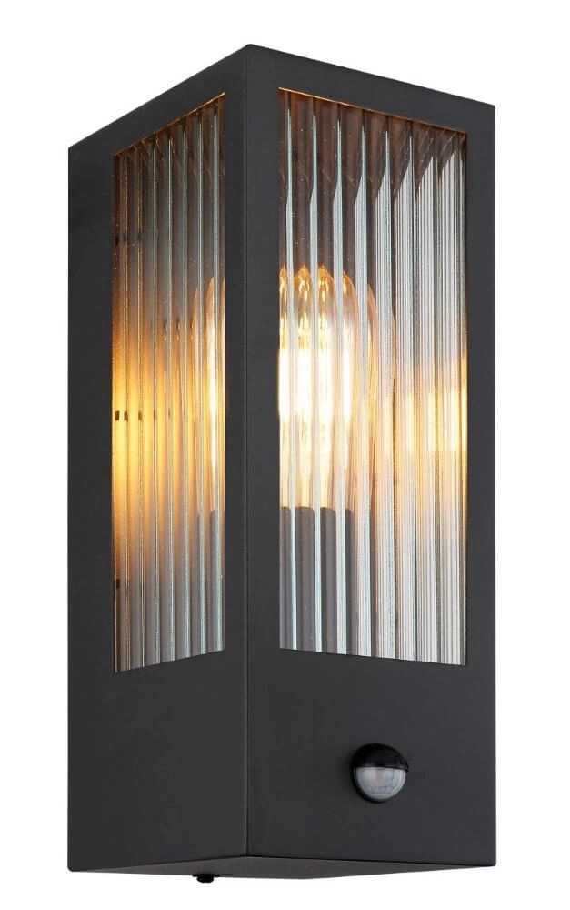 Wandlampe Gundula mit Sensor-Rippenglas Globo 9007371441136