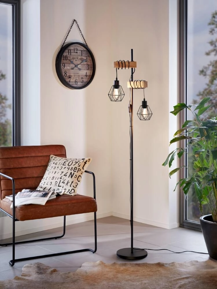 Stehlampe aus Holz Townshend 5 Eglo 9002759440817