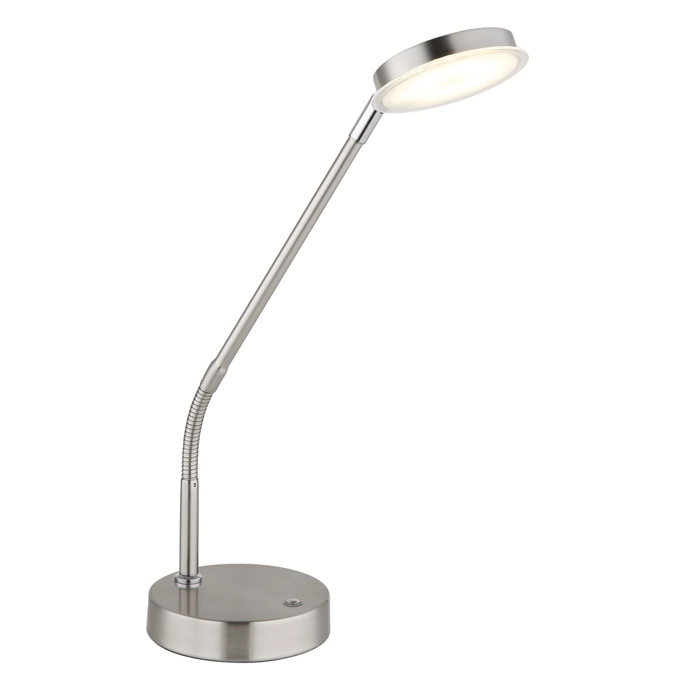 Schreibtischlampe Silvio Nickel Globo 9007371589166