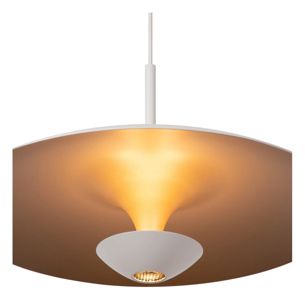 Design-Pendellampe Kenneth weiße Ø 40cm Premium by Lucide 5411212410474