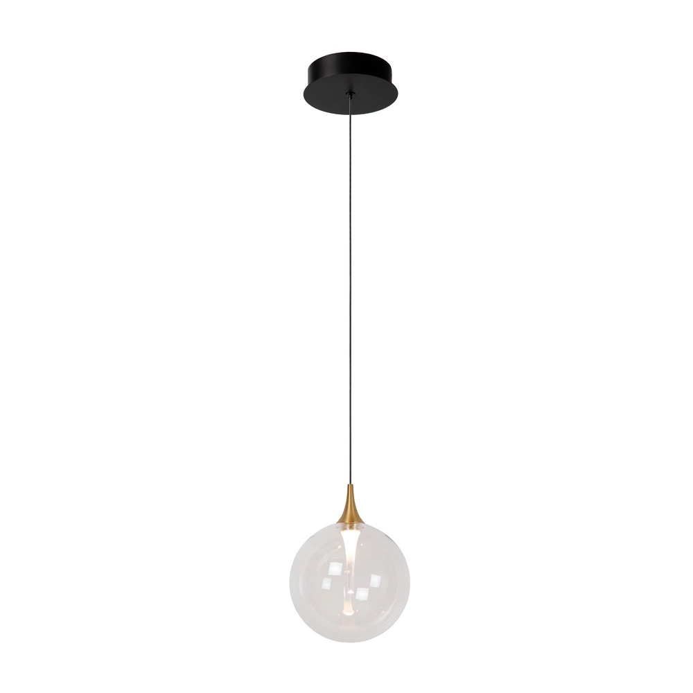 Design-LED-Pendelleuchten Gisela klar – 1x Ø 16 cm