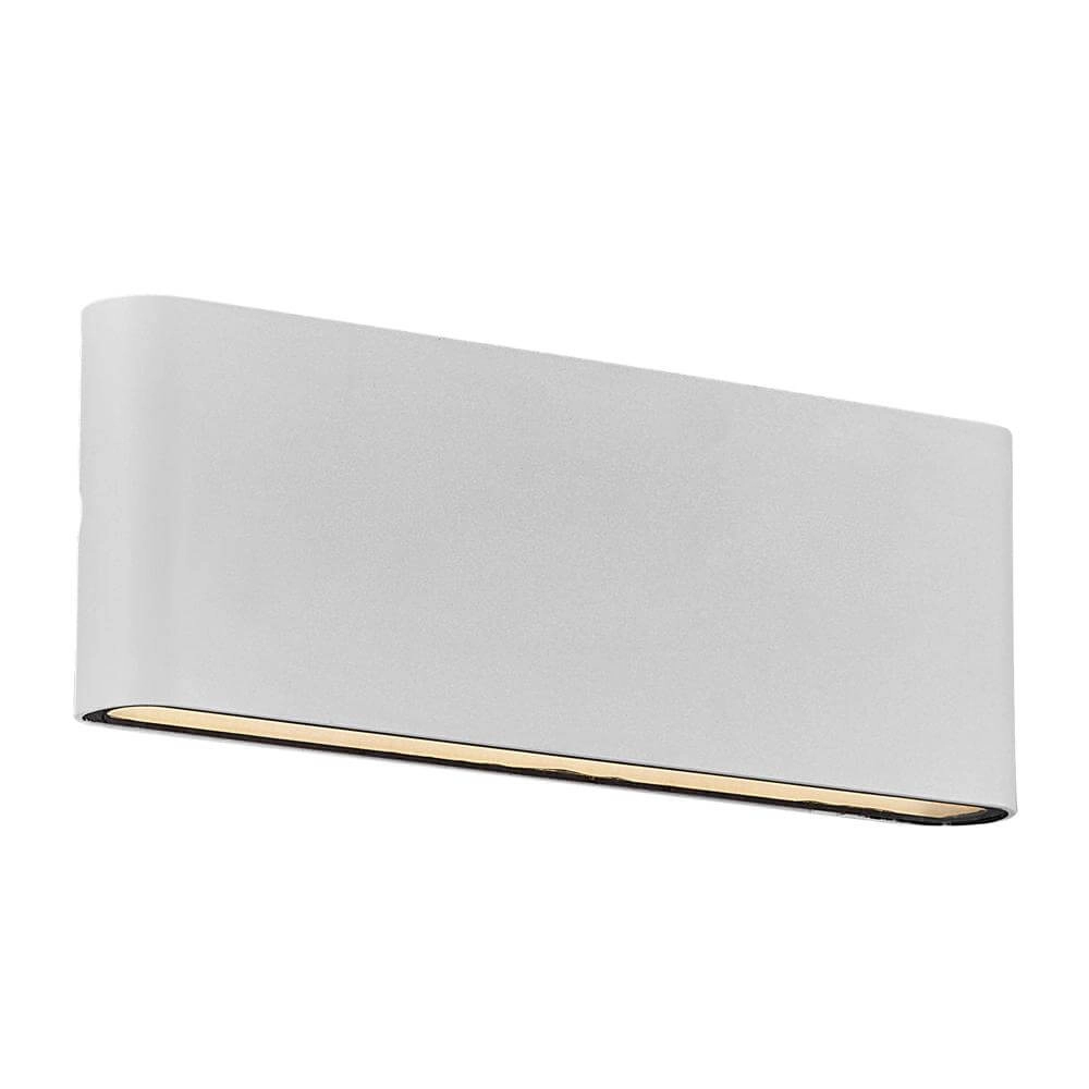Schlanke Design-Wandleuchte Kinver weiß 26cm