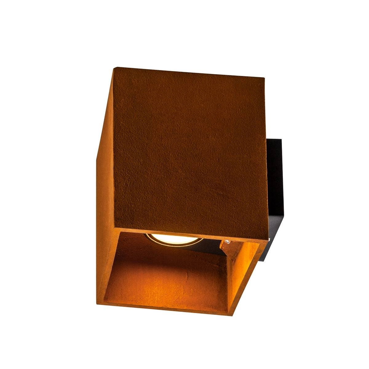 Up- & downlighter Rusty Square 18cm rostbraun SLV 4024163248006