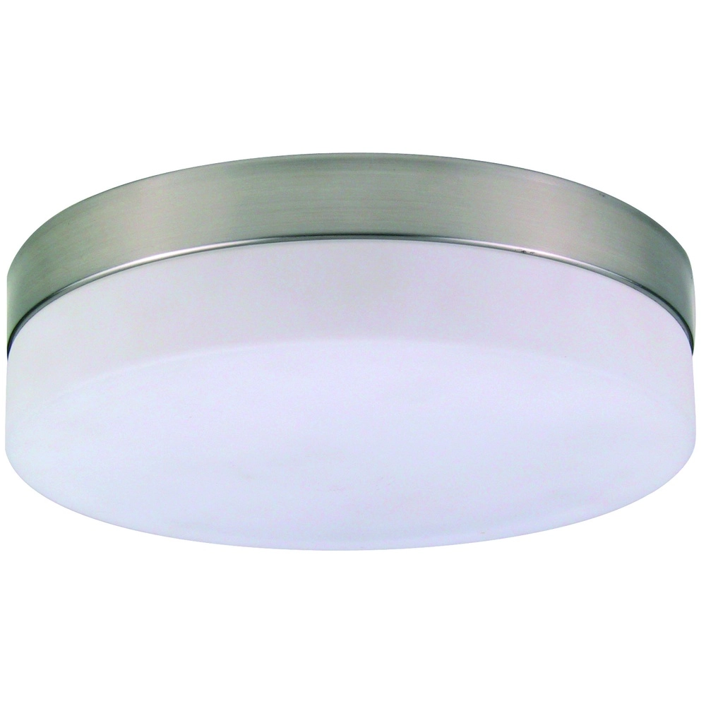 Nickel-Deckenlampe Opal Ø 24 cm