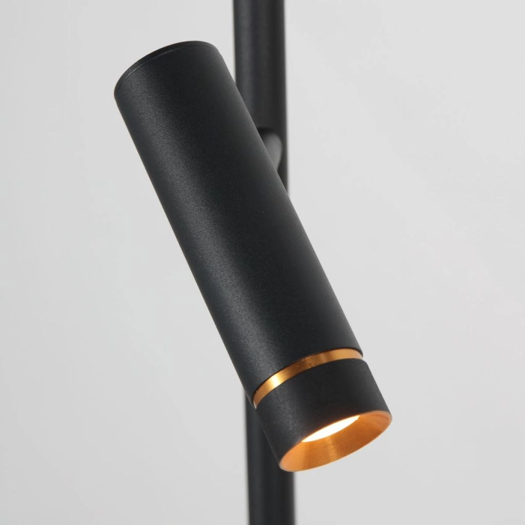 Stehlampe 2-Leuchten Lumo Schwarz Steinhauer 8712746184686