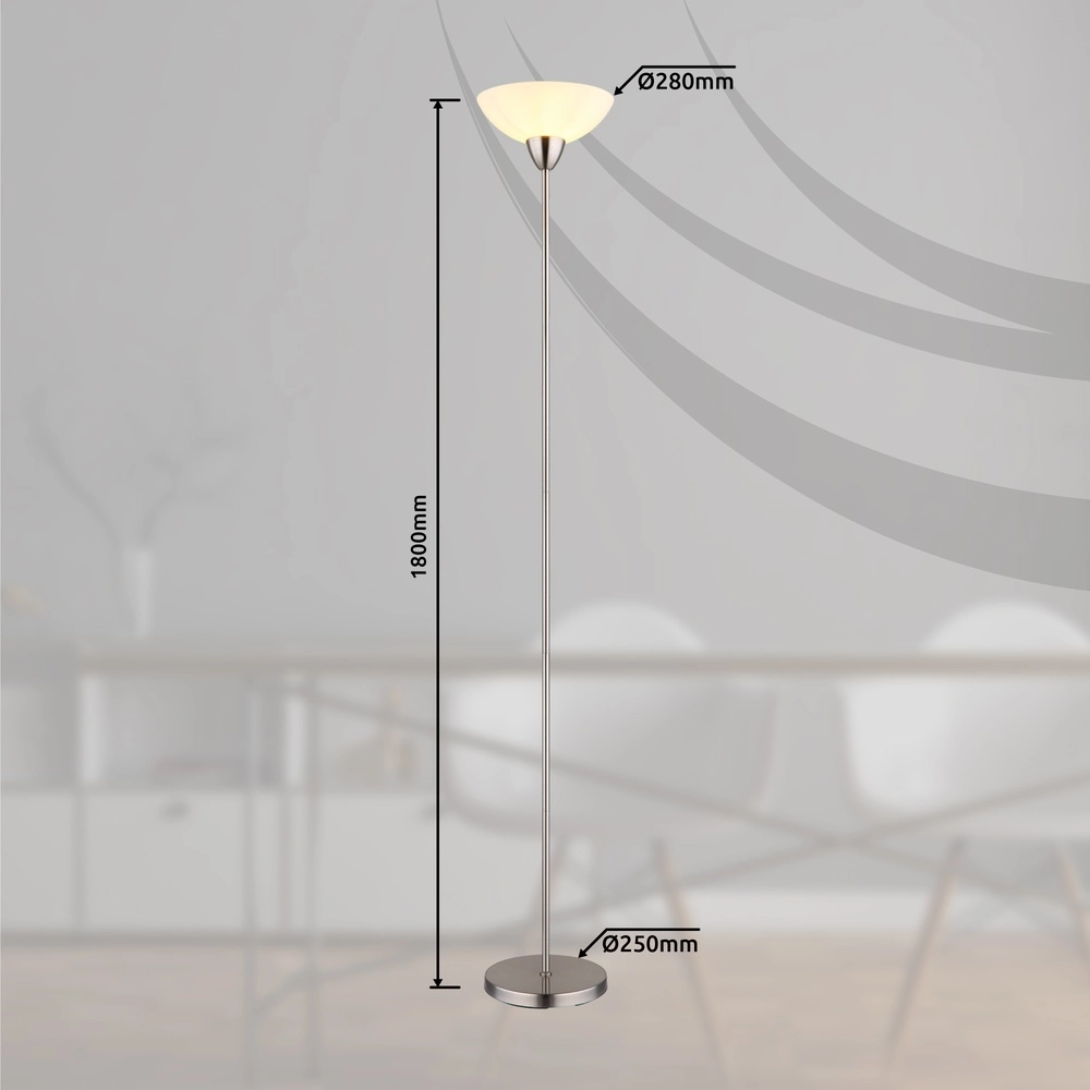 Stehlampe Lima Nickel Globo 9007371453344