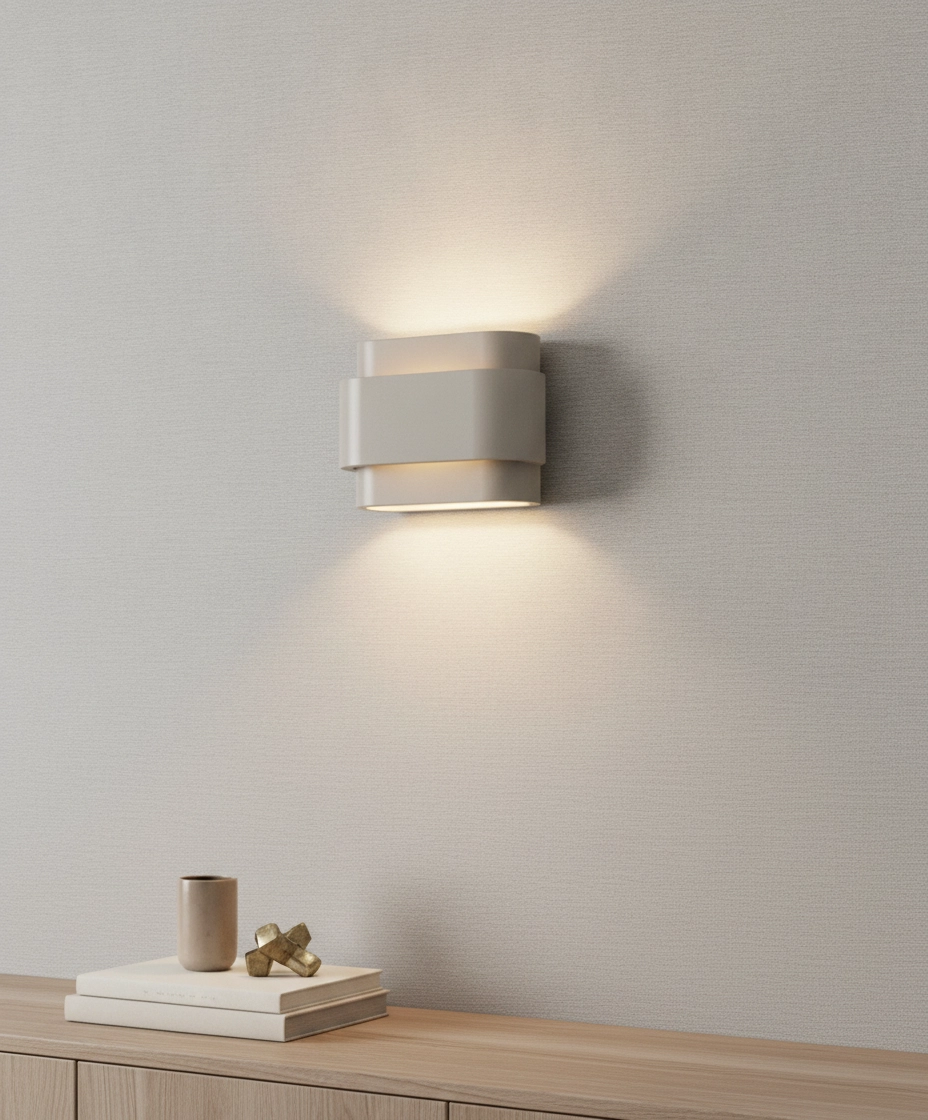 Einzigartige Wandlampe Metz Khaki