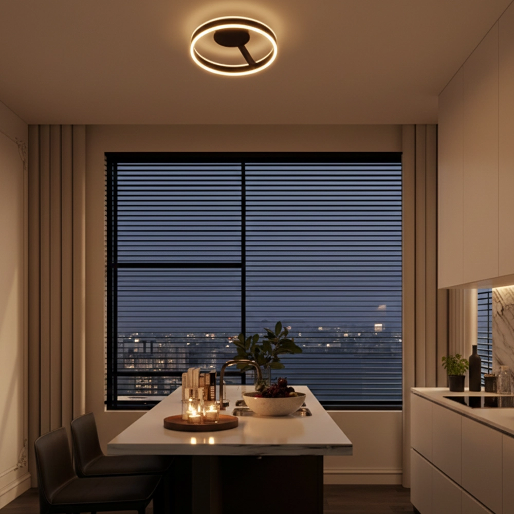 Deckenlampe Bianco schwarz Ø 40cm