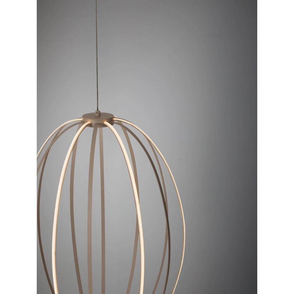 Pendellampe Brea beige Ø 40cm Lyora 5212017494399