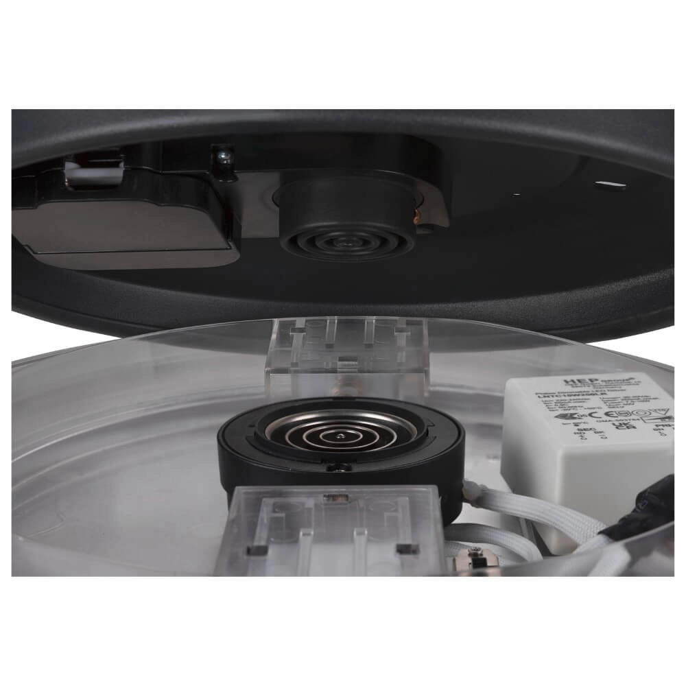 Deckenleuchte / Hängeleuchte Medo Pro 30 schwarz - CCT - 70g - Ø 28cm SLV 4024163277013