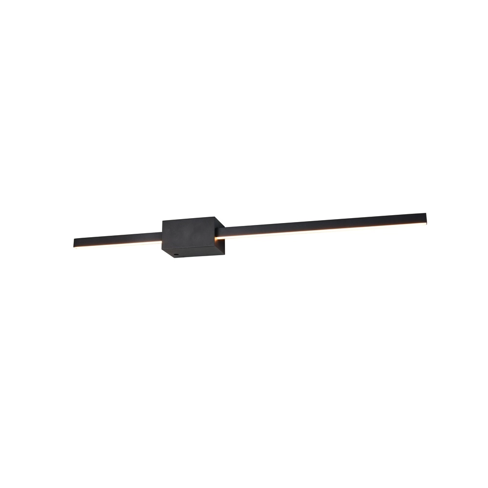 Moderne Wandlampe Cassino Schwarz 70,5 cm Trio 4017807683226