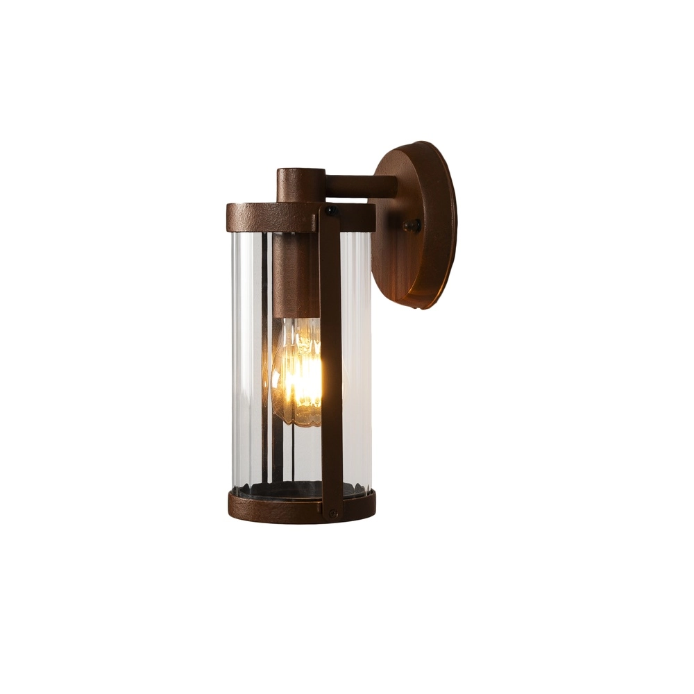Design-Wandlampe Catania Rostbraun