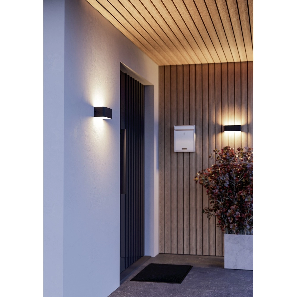 Intelligente Wandlampe Sania-Z Schwarz - LED - 20 cm Eglo 9008606361670
