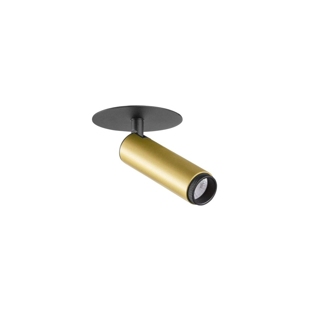 Einbaustrahler Grip! S Gold mit Schwarz 2700K SLV 4024163304788