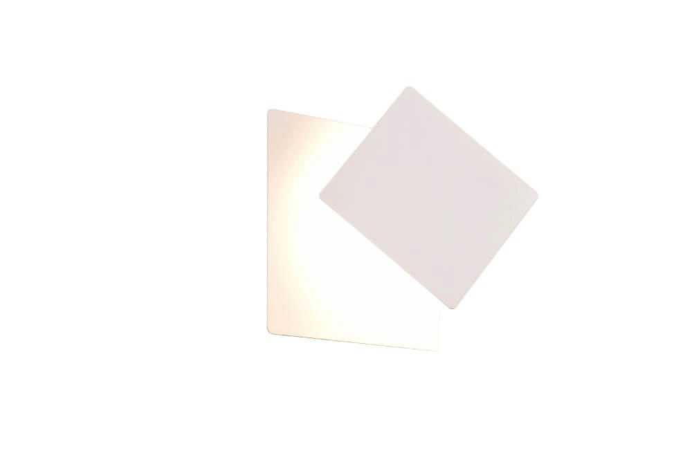 Verstellbare Wandleuchte Mio quadratisch 18 x 18 cm Trio 4017807581065