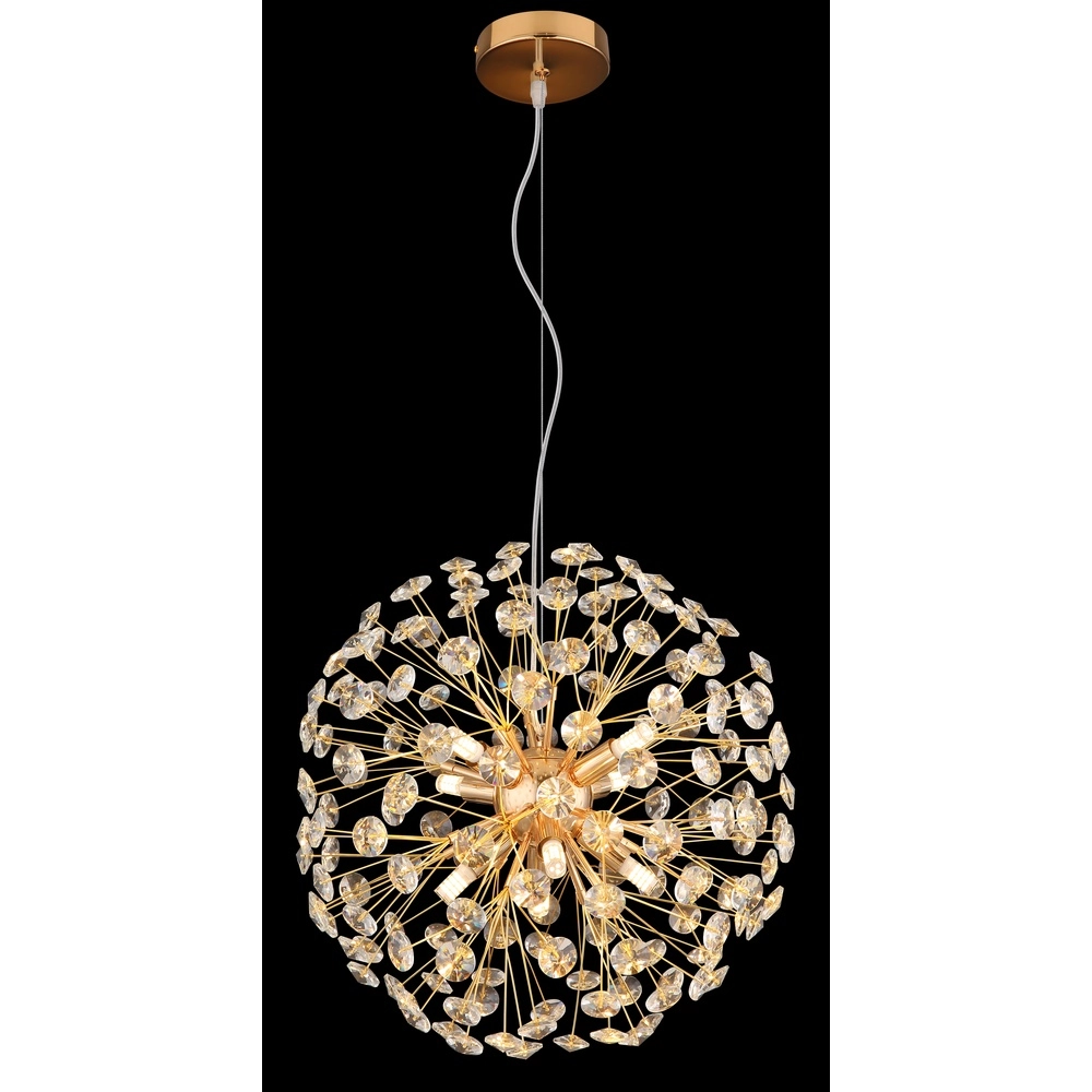 Pendellampe Katrina gold Ø 40cm Globo 9007371478309